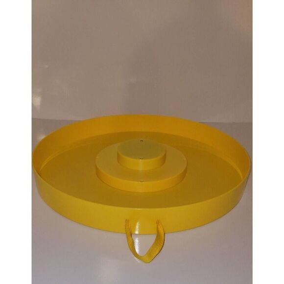 1990s Pladdra Yellow and Black Plastic Wall Clock Chenyi Ke for IKEA Y2K Retro - Picture 5 of 10